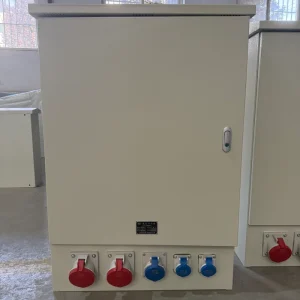 Industrial Low Voltage Power Distribution Box 380V 220V Electrical Control Panel Enclosure with Sockets for Workshop IP54