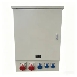 Industrial Low Voltage Power Distribution Box with Sockets IP65 Waterproof 380V 3 Phase Portable Construction Site Switchgear