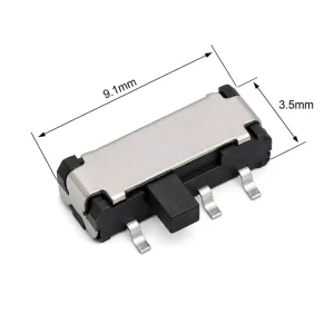 Industrial MSK-22D18 Micro Slide Switch 0.1A 12V DC 2P2T 6 Pin SMD Miniature Toggle Switch RoHS IP40