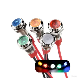 Industrial Panel Mount Waterproof LED Metal Indicator Light