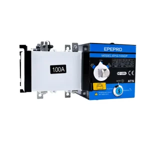 Industrial Power Generator Smart Connectivity Isolated Two Phase 2P 100A 50kA Breaking Capacity PC