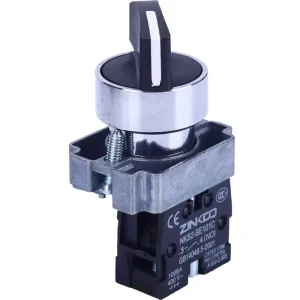 Industrial Self Locking Push Button Switch XB2 BD 2/3 Position Direct Selector Knob 22mm On/Off with Max. 10A Current