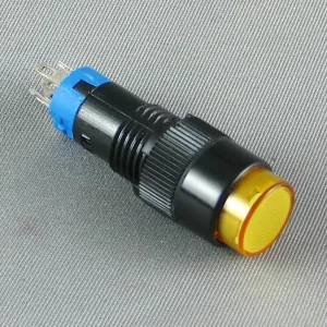 Industrial Self-locking Push Button 10mm Waterproof NO NC Round Flat LED Plastic Momentary Push Button Switches