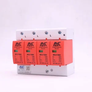 Industrial Surge Protector Arrester Device Manufacture 2P 3P 4P 40KA 100kA 220V 380V 385V 400V 420V SPD Surge Protection