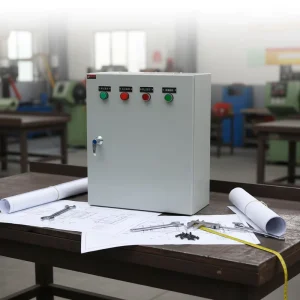 Industrial Temporary Portable Power Distribution Box AC Power Meter Hybrid Lock IP65 200A 380V 400V 12 Sockets