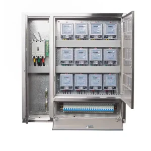 Industrial Use Customizable Metal Electrical Control Equipment Distribution Box Electric Meter Cabinet 220 380V 6 Sockets Wall