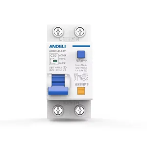 Industrial-grade 1P 2P 3P 4P Miniature Circuit Breaker ADB3LE-63V 63A 380V 50HZ