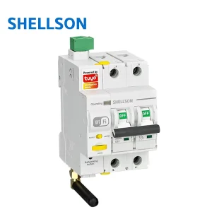 Industrial or Household MCB Wifi Smart Circuit Breaker 1P 2P 3P 4P 63A MCB Switch Circuit Breakers