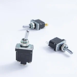 Inside Screw Terminal IP67 Metal 3 Pin 2 Way Momentary Toggle Switch for Electrical Equipment