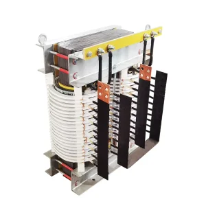Insulation Strength 2500V Caution Three Phase 98% Efficiency Low Voltage High Current Transformer