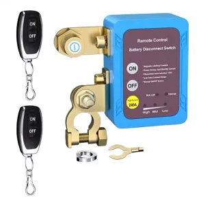 Intelligent 12V 24V ABS Temperature Switch 50Hz Battery Protector Automotive Power Isolation Switch New Product 1 Year Warranty