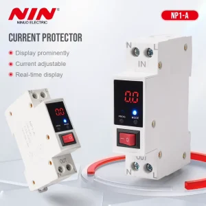 Intelligent Surge Protector Adjustable Voltage Current Protector