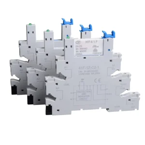 Intermediate Miniature SPDT Electromagnetic Slim 4 Pin 5Pin 5V 6V 12V 24V DC High Power Electric Relay With Holder