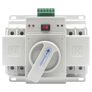 JFQ3 63 2P 3P 4P Dual Power Automatic Transfer Switch Manual Auto Changeover Switch 63A 100A Circuit Breaker