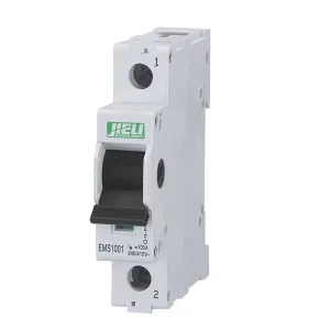 JIELI EMS Miniature Circuit Breaker (MCB) 4.5KA Breaking Capacity IEC Certified Copper Heavy Duty Use
