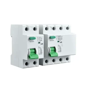 JIELI High Quality 4P HR RCCB Residual Current Circuit Breaker 4.5ka Breaking 25A 230V 400V Din Rail Mounting 1P 3P Available