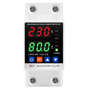 JJVPD1 80F 6kVA 2P 40A 63A 80A AC220V/DC 85-300V 50 60Hz Din Rail Single Phase Copper LED Display Custom Adjustable