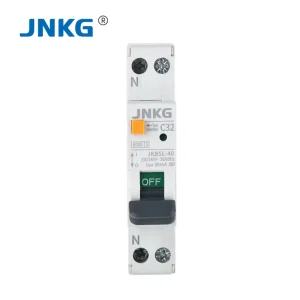JKB5L 40 18MM RCBO 16A 1P+N 6KA Residual Current Circuit Breaker with Over Current Li Protection