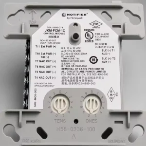 JKM FCM 1C FM Approved ULFMCE Addressable Fire Alarm Output Control Relay Module NFS2 3030