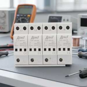 JLSP-400/100/4P Type 2 AC Surge Protection Device 100kA SPD 3 Phase AC Surge Protector