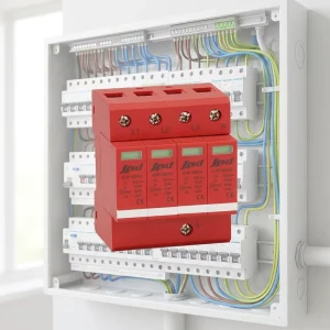 JLSP-400/40/4P Ac Surge protection Device 400V 40kA SPD Surge Protector Device 400V Surge Protector