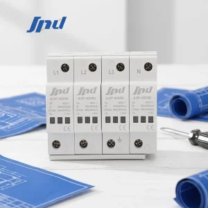 JLSP 400 80 4P T2 AC Surge Protector 4 Poles SPD AC Surge Protection Device 400V SPD 80kA Surge Protector