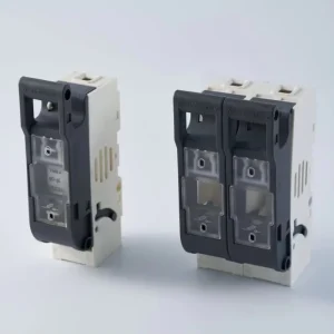 JUNW 1P/2P Cut Fuse Holder for Knife Fuse NT00 Fuse Switch Disconnector Plastic Din Rail Mount High Low Voltage Switch