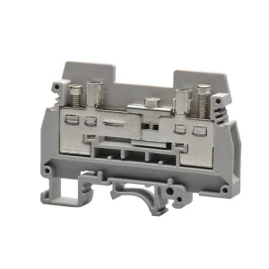 JUT1 6S GY PLC Cabinet Din Rail Screw Terminal Block 6 Square mm Rated External Wiring Cross sectional Area 400V 41A