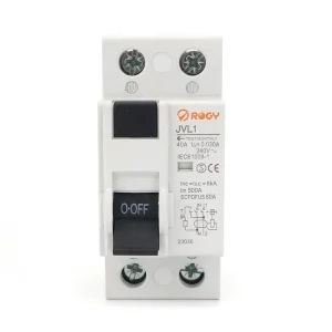JVL1-63 AC MCB Miniature Circuit Breakers 2P Modular Mounting 240V/230V 50Hz High Breaking Capacity