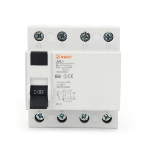 JVL1-63 Miniature AC 4P Din Rail Mounted MCB Circuit Breakers High Breaking Capacity 240V/230V 50Hz Industrial Use