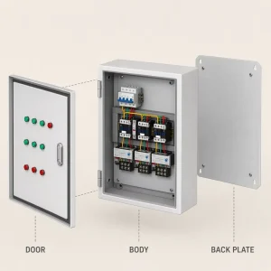 JXF 220V 400V Indoor Metal DB Box 50Hz 60Hz IP40 for Apartment Villa Power Distribution Circuit Protection