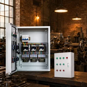 JXF Indoor Wall mounted Metal Distribution Panel 380V 3 Phase 4 Wire 6kA for Factory Workshop Power Supply