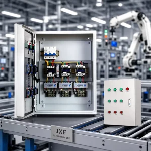 JXF Series 400V Indoor Wall-mounted Electrical Distribution Panel 3 Phase 4 Wire for Industrial Workshop Distribution