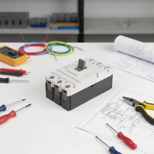 JYZM1 Series Molded Case Circuit Breaker 400V Electronic AC Circuit Breaker 35kA Low-Voltage Molded Case Circuit Breaker