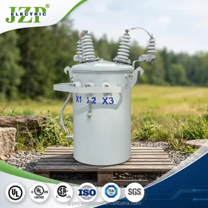 JZP IEEE High Reliability High Efficiency 15kV Single Phase Pole Mounted Transformer for Utility Distribution