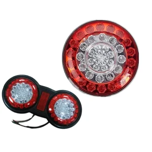 K LITE 12 24V Red IP66 Waterproof LED Round Rear Position Stop Indicator Combination Tail Lamp