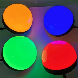 K90 90mm 12V 24V Dome Indicator Beacon Red Yellow Green Blue R Y G B for Automation