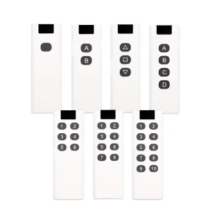 KAIYI KAIYI-01 High Power 433Mhz Learning Code Long Distance 100m Range 10A 12V Battery Powered Smart ABS Remote Control Switch