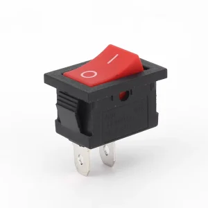 KCD1 10A 250V SPST Toggle Rocker Switch ON OFF Power Small size 15X21MM 2 Pin ROHS Certified Black