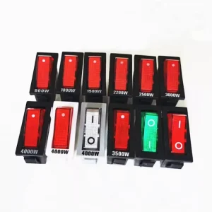 KCD3 Electric Boiler And Electric Heating Pad Switch 800W~4000W Rocker Switch