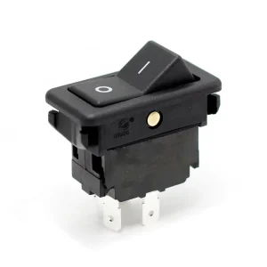 KDC-A07-A Black Toggle Rocker Switch 4-Pin 2-Position ON/OFF AC 10A/15A DPST for Car/Boat