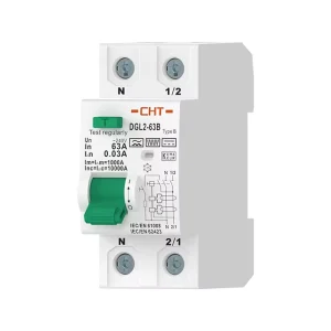 KEMA Certified 2P 4P Type B Residual Current Circuit Breaker 6mA DC EV RCCB RCD for Charging Point