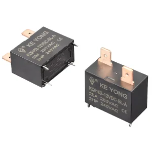 KEYONG KQI102 New Energy Relay 25A 250VAC 277VAC 2HP 120VAC 240VAC Electromagnetic Relay Latching Electromagnetic 9V Relay