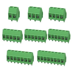 KF103 45 Degree PCB Screw Terminal Block Clamp Connector Brass KF103-5.0