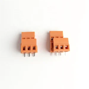 KF128HL-5.08-3PIN Orange High-Low Double-Layer PCB Screw Terminal Block Freely Combined 300V 10A