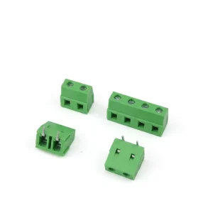 KF128R 7.5 7.5mm Pitch 90 Degree PCB Terminal Block Spliceable Green Wire Terminal Block for Automation Instrument