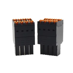 KF15EDGKNHB 3.5mm Pitch Spring Plug in Terminal Block with Nuts WJ15EDGKNHB 3.5 Screw Connection Terminal Blocks