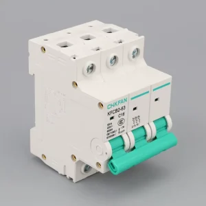 KFCB2 63 Series Miniature Circuit Breakers 3 Pole 6A 10A 16A 20A 25A 32A 40A 50A 63A PA66 Material