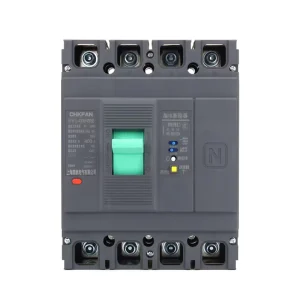 KFM1L Series Molded Case Leakage Circuit Breaker MCCB Leakage Protection Circuit Breaker 4-pole 400 Type