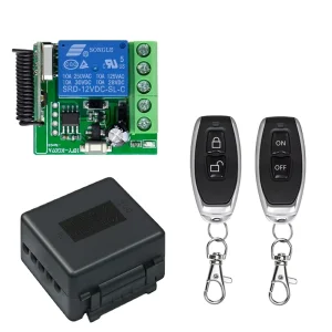 KG07A Mini Single Channel Remote Switch 10A Relay DC12V 315/433.92MHz 100m Control Distance Home Appliance Industrial Equipment